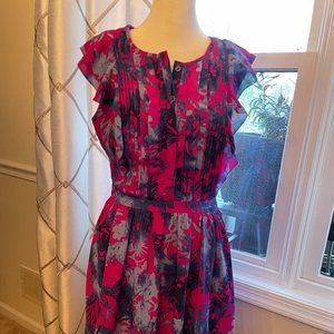 BR flowy floral dress